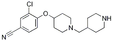 3-Chloro-4-(1-piperidin-4-ylmethyl-piperidin-4-yloxy)benzonitrile Structure,770741-07-6Structure