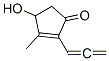 (9ci)-4-羟基-3-甲基-2-(1,2-丙二烯)-2-环戊烯-1-酮结构式_77087-28-6结构式