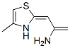 (e)-(9ci)-3-(4-甲基-2(3h)-噻唑)-1-丙烯-2-胺结构式_771433-98-8结构式