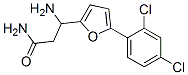 3-氨基-3-[5-(2,4-二氯苯基)-2-呋喃]-丙酸酰胺结构式_771522-42-0结构式