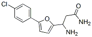 3-氨基-3-[5-(4-氯苯基)-2-呋喃]-丙酸酰胺结构式_771522-73-7结构式