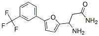 3-氨基-3-[5-(3-三氟甲基苯基)-2-呋喃]-丙酸酰胺结构式_771522-82-8结构式