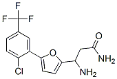 3-氨基-3-[5-(2-氯-5-三氟甲基苯基)-2-呋喃]-丙酸酰胺结构式_771522-83-9结构式