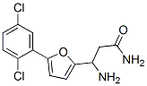 3-氨基-3-[5-(2,5-二氯苯基)-2-呋喃]-丙酸酰胺结构式_771522-86-2结构式