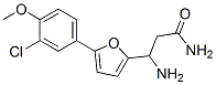 3-Amino-3-[5-(3-chloro-4-methoxyphenyl)-furan-2-yl]-propionic acid amide Structure,771522-93-1Structure