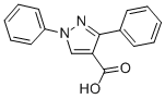 1,3-Diphenyl-1h-pyrazole-4-carboxylic acid Structure,77169-12-1Structure