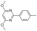 Pyrimidine, 4,6-dimethoxy-2-(4-methylphenyl)- (9ci) Structure,77232-14-5Structure