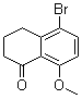 5-Bromo-3,4-dihydro-8-methoxy-1(2h)-naphthalenone Structure,77259-96-2Structure