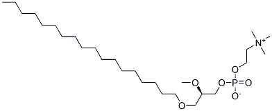 1-O-Octadecyl-2-O-methyl-sn-glycero-3-phosphocholine Structure,77286-66-9Structure