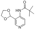 N-(3-[1,3]二氧杂烷-2-吡啶-4-基)-2,2-二甲基丙酰胺结构式_773087-36-8结构式