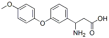 3-氨基-3-[3-(4-甲氧基苯氧基)-苯基]-丙酸结构式_773122-05-7结构式