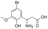 3-氨基-3-(5-溴-3-甲氧基-2-羟基苯基)-丙酸结构式_773122-63-7结构式