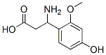 3-氨基-3-(4-羟基-2-甲氧基苯基)-丙酸结构式_773124-31-5结构式