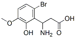 3-氨基-3-(6-溴-2-羟基-3-甲氧基苯基)-丙酸结构式_773125-31-8结构式