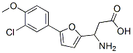 3-Amino-3-[5-(3-chloro-4-methoxyphenyl)-furan-2-yl]-propionic acid Structure,773126-01-5Structure