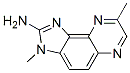 2-Amino-3,8-dimethylimidazo[4,5-f]quinoxaline Structure,77500-04-0Structure