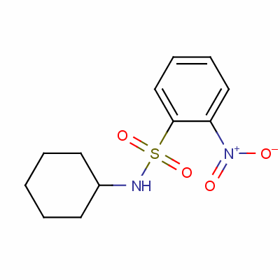 N-环己基-2-硝基苯磺酰胺结构式_77516-53-1结构式