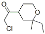 Ethanone, 2-chloro-1-(2-ethyltetrahydro-2-methyl-2h-pyran-4-yl)-(9ci) Structure,77554-95-1Structure