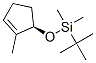 Silane, (1,1-dimethylethyl)dimethyl[[(1r)-2-methyl-2-cyclopenten-1-yl]oxy]- (9ci) Structure,777076-74-1Structure