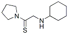 (9CI)-1-[2-(环己基氨基)-1-硫氧代乙基]-吡咯烷结构式_777946-66-4结构式