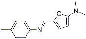 2-Furanamine, n,n-dimethyl-5-[[(4-methylphenyl)imino]methyl]- Structure,778513-62-5Structure