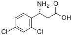 (R)-3-氨基-3-(2,4-二氯苯基)-丙酸结构式_778571-53-2结构式