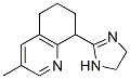 Quinoline, 8-(4,5-dihydro-1h-imidazol-2-yl)-5,6,7,8-tetrahydro-3-methyl- (9ci) Structure,782394-95-0Structure