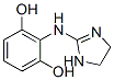 2-[(2,6-Dihydroxyphenyl)amino]-2-imidazoline Structure,78249-70-4Structure