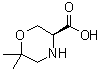 (S)-6,6-dimethyl-morpholine-3-carboxylic acid Structure,783349-44-0Structure