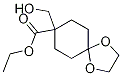 8-(Hydroxymethyl)-1,4-dioxaspiro[4.5]decane-8-carboxylic acid ethyl ester Structure,78461-64-0Structure