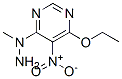 (9CI)-4-乙氧基-6-(1-甲基肼基)-5-硝基嘧啶结构式_78555-94-9结构式