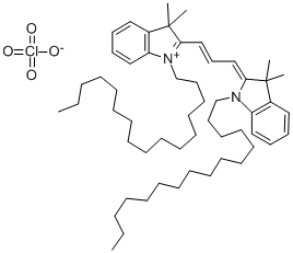 1,1-Dihexadecyl-3,3,3′,3′-tetramethylindocarbocyanine perchlorate(DiIC16(3)) Structure,78566-75-3Structure