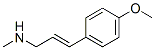 (2e)-(9ci)-3-(4-甲氧基苯基)-n-甲基-2-丙烯-1-胺结构式_786674-69-9结构式
