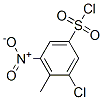 3-Chloro-4-methyl-5-nitrobenzenesulfonyl chloride Structure,78726-74-6Structure