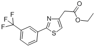 Ethyl 2-{2-[3-(trifluoromethyl)phenyl]-1,3-thiazol-4-yl}acetate Structure,78743-00-7Structure