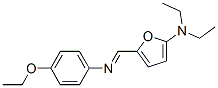 2-Furanamine, 5-[[(4-ethoxyphenyl)imino]methyl]-n,n-diethyl- Structure,787486-79-7Structure