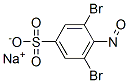 3,5-Dibromo-4-nitroso-benzenesulfonic acid sodium salt Structure,78824-09-6Structure