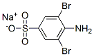 3,5-Dibromosulfanilic acid, sodium salt Structure,78824-10-9Structure