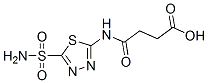 4-[[5-(氨基磺酰基)-1,3,4-噻二唑]氨基]-4-氧丁酸结构式_78851-85-1结构式