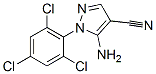 5-氨基-1-(2,4,6-三氯苯基)-1H-吡唑-4-甲腈结构式_79002-96-3结构式