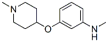 Benzenamine, n-methyl-3-[(1-methyl-4-piperidinyl)oxy]-(9ci) Structure,790669-05-5Structure