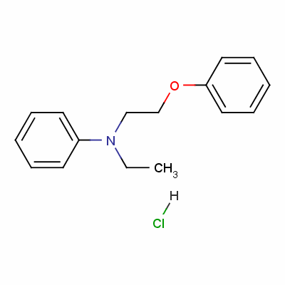 N-ethyl-n-(2-phenoxyethyl)benzenamine hydrochloride Structure,79084-84-7Structure