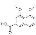 4-Ethoxy-5-methoxy-2-naphthalenecarboxylic acid Structure,791116-40-0Structure