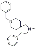 2-Methyl-4-phenyl-8-benzyl-2,8-diazaspiro[4.5]decane Structure,79139-62-1Structure