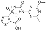 3-(4-Methoxy-6-methyl-1,3,5-triazin-2-ylcarbanmoy lsulfamoyl)thiopen-2-earboxylic acid Structure,79227-67-1Structure