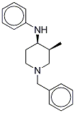 (3R,4s)-rel-3-甲基-n-苯基-1-苄基-4-哌啶胺结构式_79278-34-5结构式