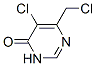 5-Chloro-6-(chloromethyl)pyrimidin-4(3H)-one Structure,792909-14-9Structure