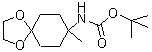 Tert-butyl (8-methyl-1,4-dioxaspiro[4.5]decan-8-yl)carbamate Structure,792913-82-7Structure