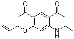 1,1-(4-烯丙氧基-6-乙基氨基-1,3-亚苯基)二乙酮结构式_79324-50-8结构式