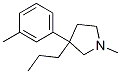 (9CI)-1-甲基-3-(3-甲基苯基)-3-丙基吡咯烷结构式_793603-37-9结构式